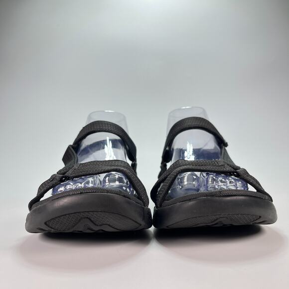 Skechers On The Go 600 Brilliancy Black Hook & Loop Sandals 15316 Women's Size 8 - Picture 2 of 10